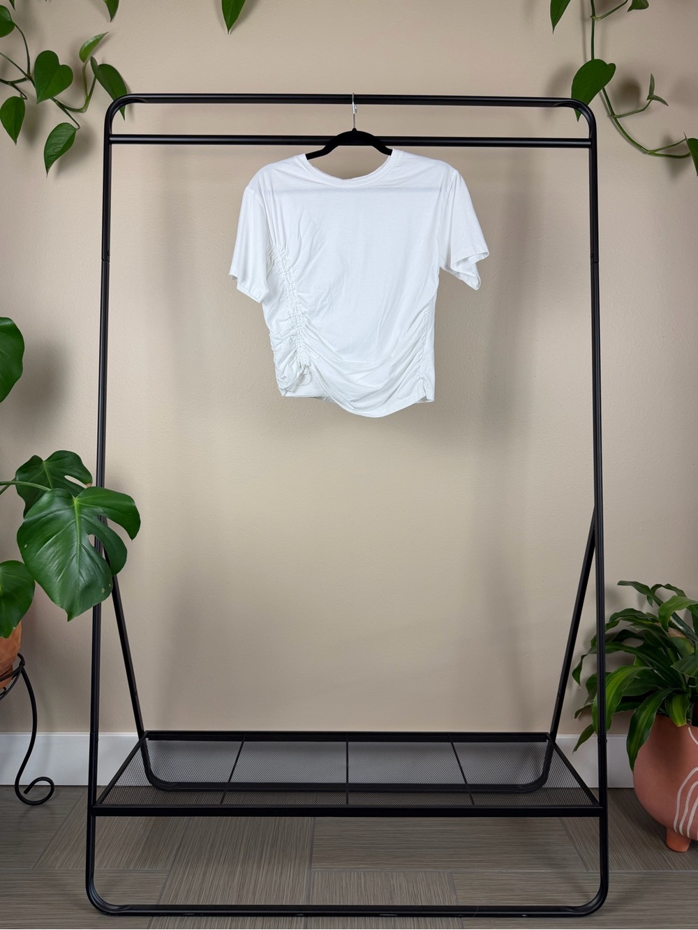 Zella White Crewneck Tee - Pima Cotton